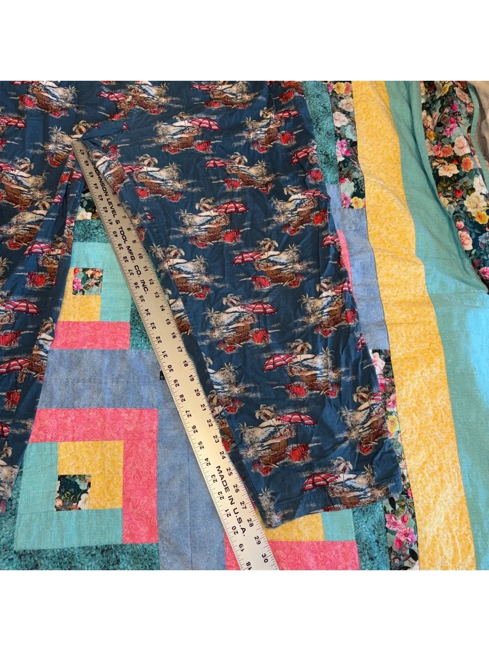Tommy Bahama Men's 2XB Blue Tropical Print Lounge Pants Comfort Stretch